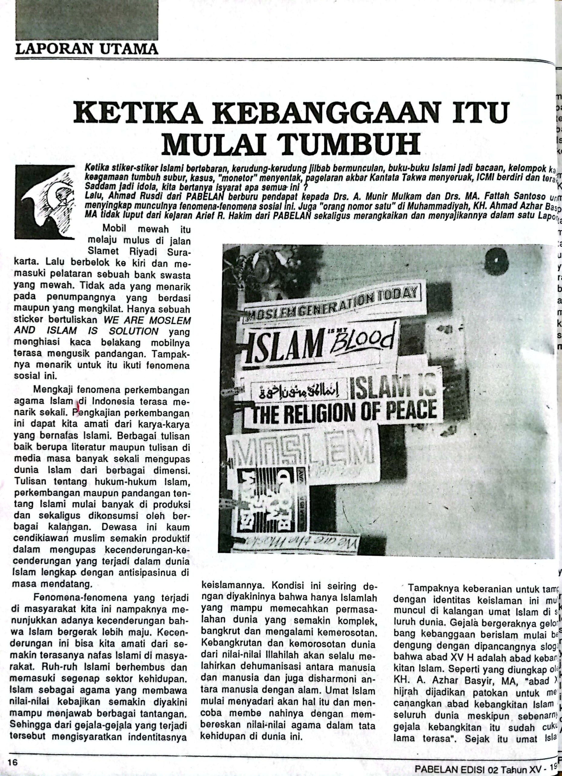Halaman 16 Edisi 2 Tahun 1991